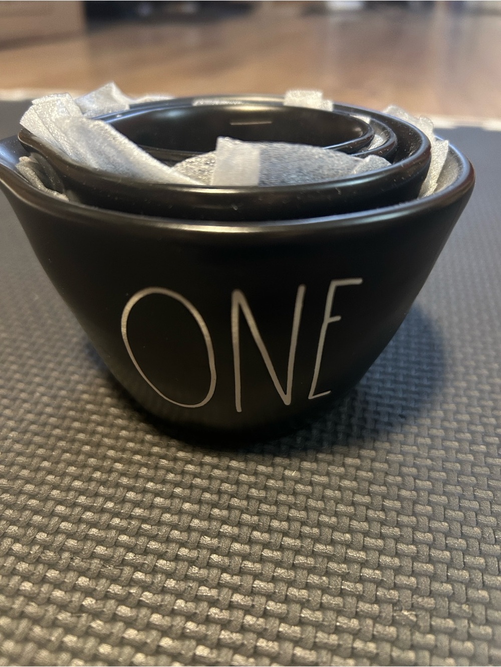 Rae Dunn black measuring cups